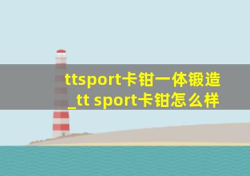 ttsport卡钳一体锻造_tt sport卡钳怎么样